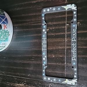 Tinker bell liscense plate frame